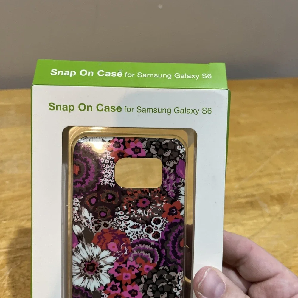 Vera Bradley Samsung Galaxy S5 Phone Case Snap On Rosewood NEW‎
